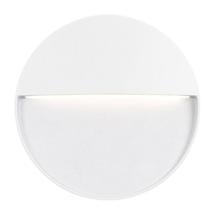 FORLIGHT Nod Round - Foco LED Exterior IP65 de Superficie para Pared. Lámpara de Pared para Señalizar Caminos | Escaleras y Rod