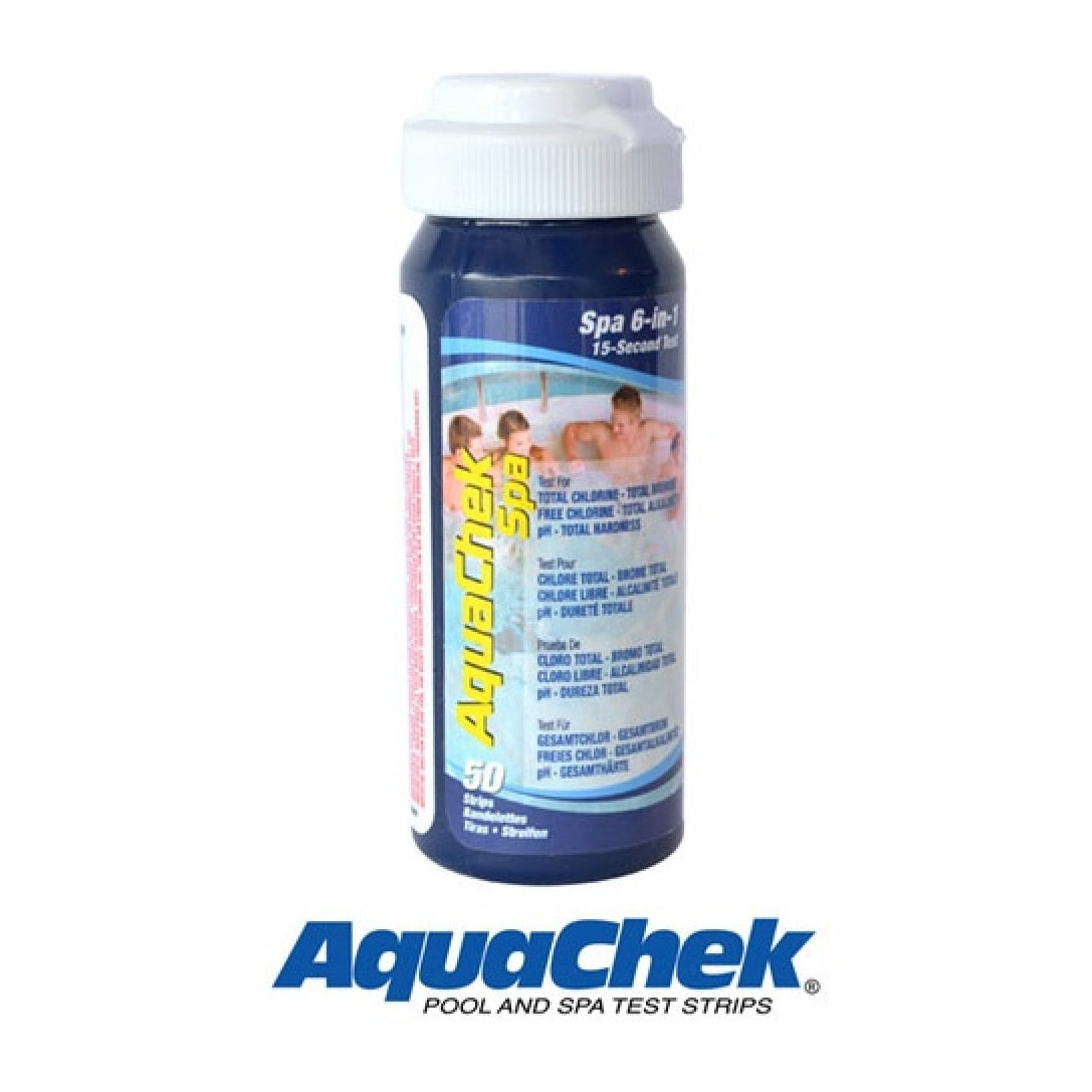 50 Bandelettes d'analyse AQUACHECK Spa 6 en 1 - 552244