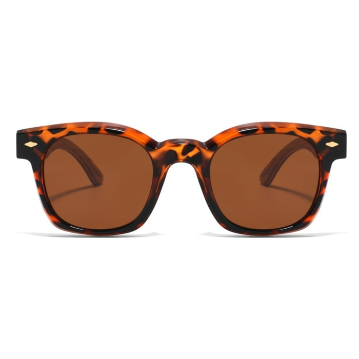 Gafas de Sol Feler 1588-2 Polarizadas de Madera Unisex 59 mm