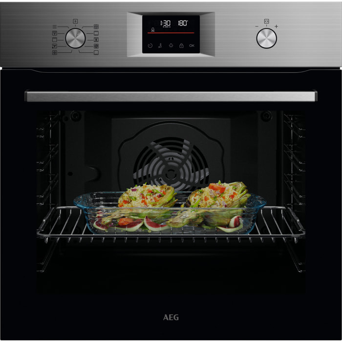 AEG Horno multifunción Serie 5000 SurroundCook con Display LED Explore GU5PB43FSM