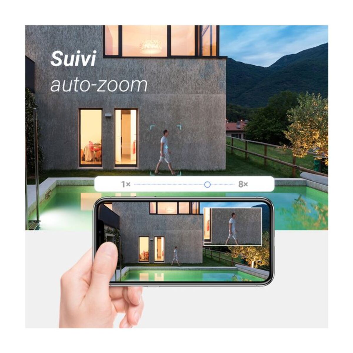 Caméra de surveillance EZVIZ Wifi H80X 4K motorisée