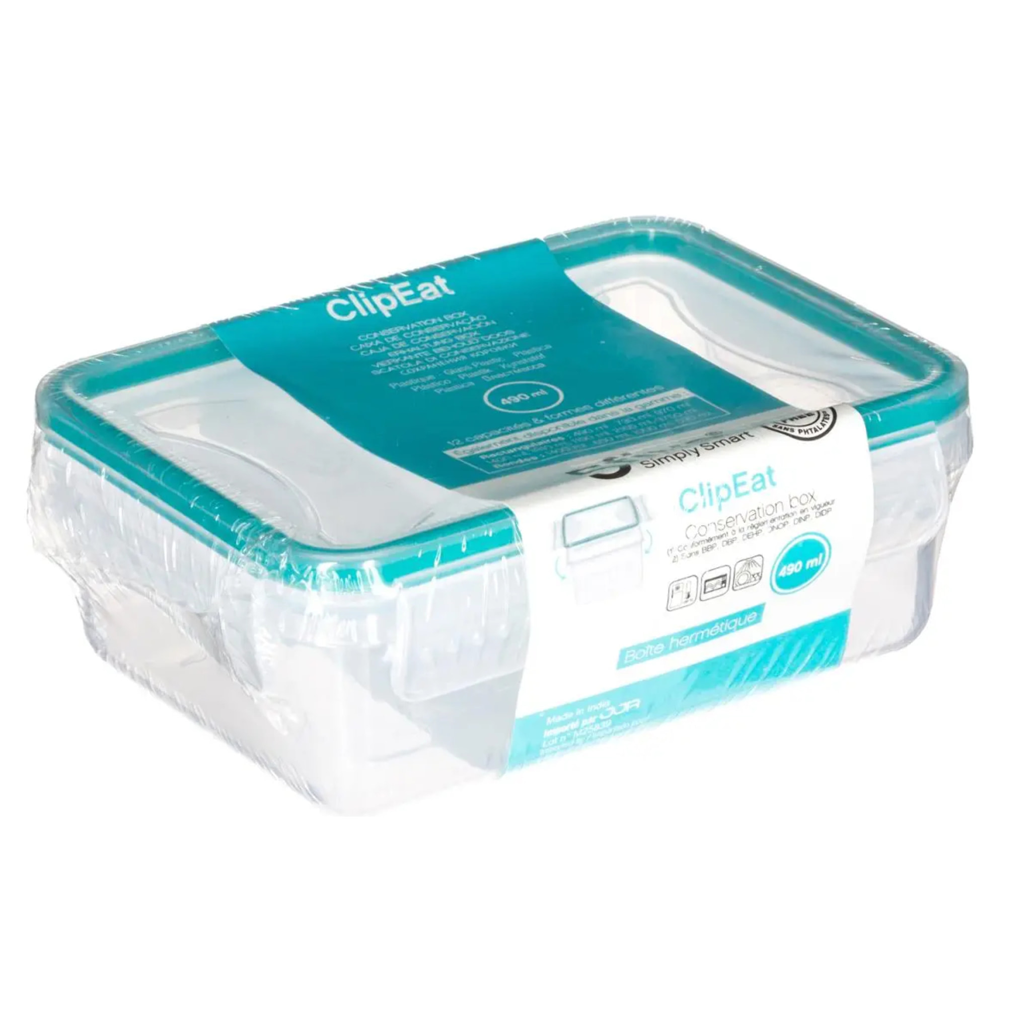 Boîte de conservation plastique 049L ClipEat