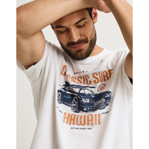 Camiseta Manga Corta Blanco - Grerry