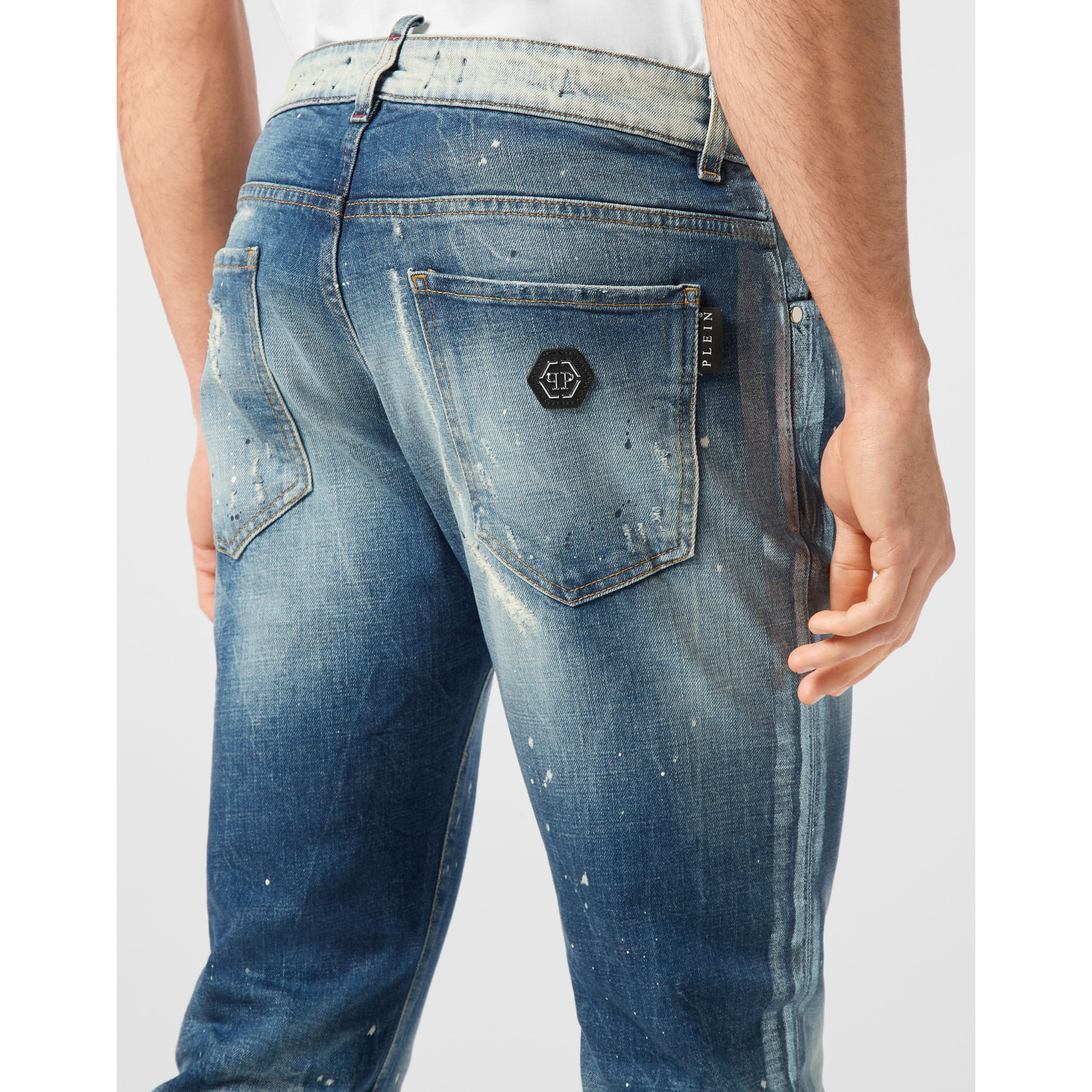 PHILIPP PLEIN Jeans Straight Cut PAISLEY