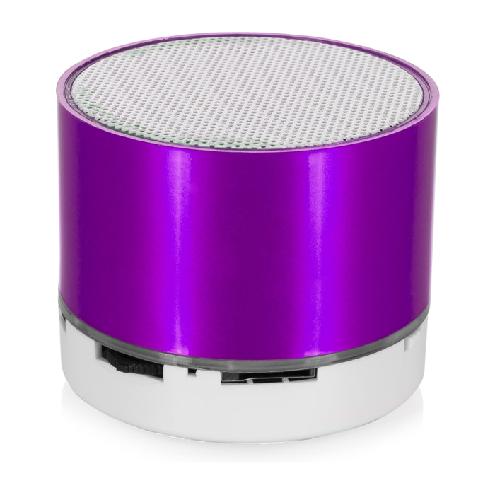 Altoparlante compatto Viancos Bluetooth 3.0 di 3W, con luce led, vivavoce e radio FM.
