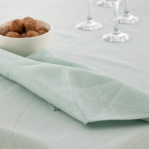 Pack de 2 torchons de cuisine 100% lin Aqua 45x70 cm