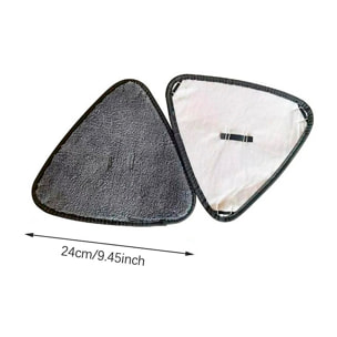 Ricambio triangolare per mop 24x1x24cm.