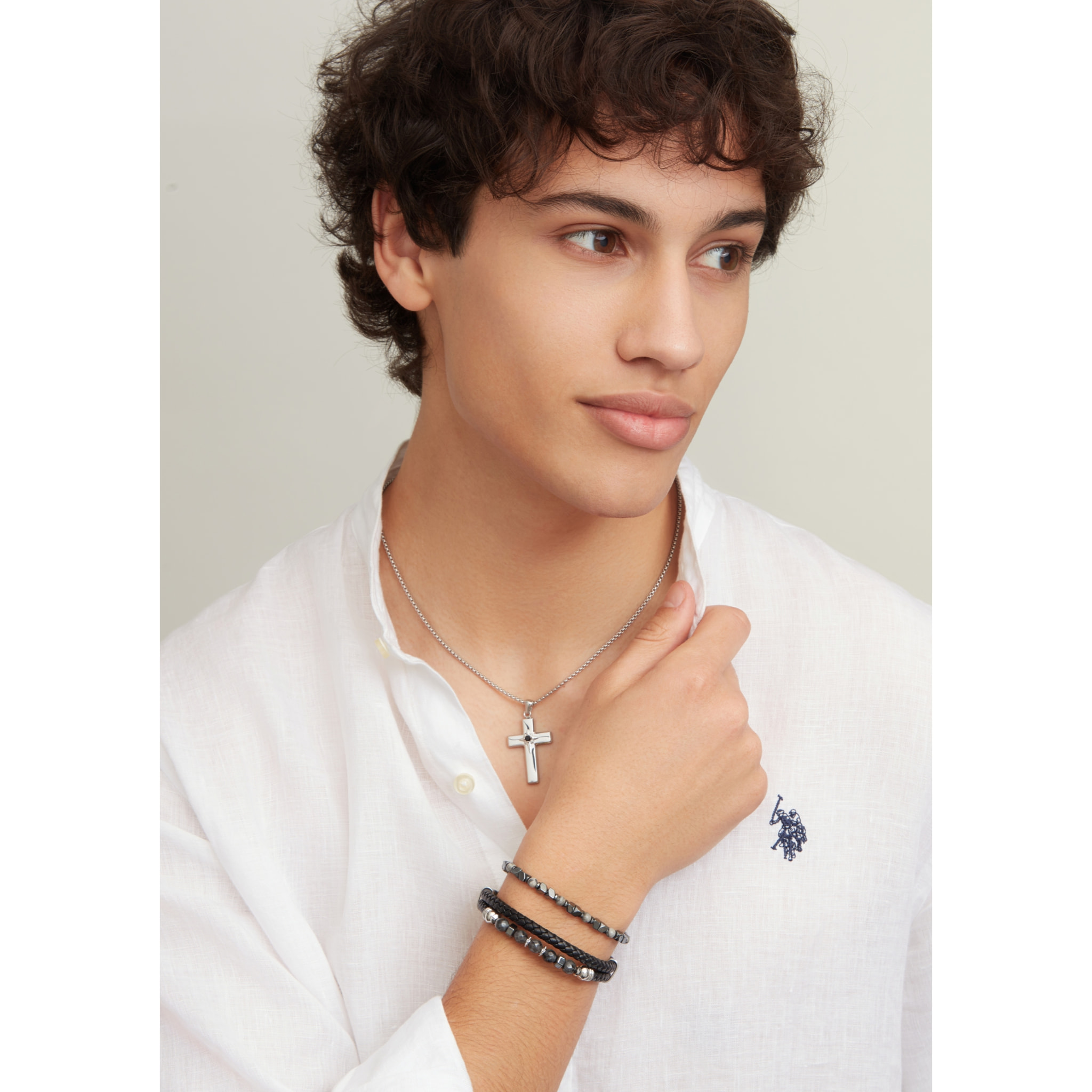 Bracciale U.S. Polo Assn. In pelle