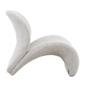 Mattia - fauteuil - en tissu - Sable