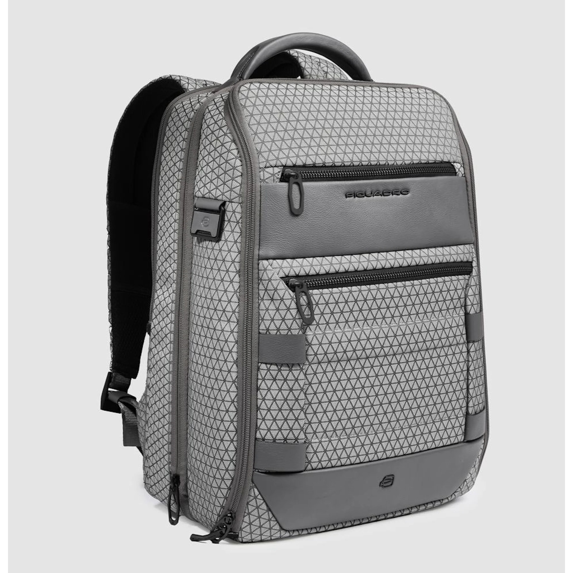 Piquadro Zaino da viaggio modulare porta pc e iPad® con sistema di sicurezza antifurto e tasca portaocchiali