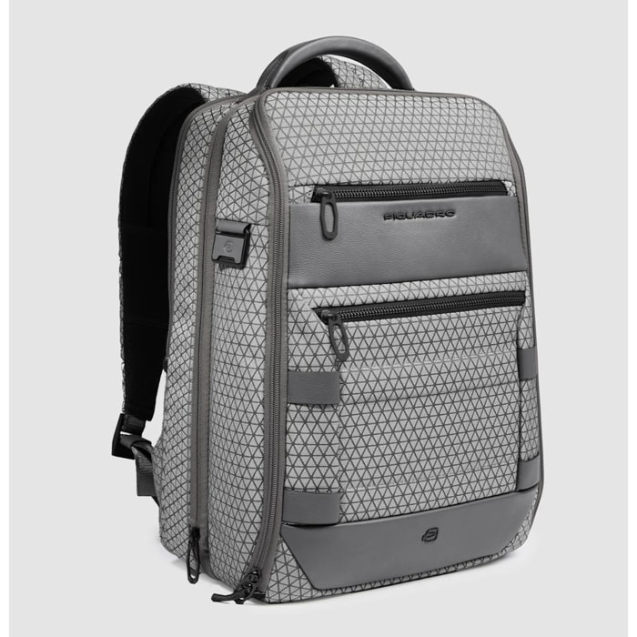 Piquadro Zaino da viaggio modulare porta pc e iPad® con sistema di sicurezza antifurto e tasca portaocchiali