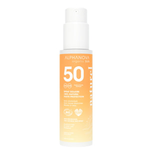 Sun SPF50 - Spray Solaire Parfumé 100% Naturel Bio