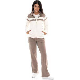 Chándal mujer Leone 1947 Apparel Never Without cuello alto cremallera invierno