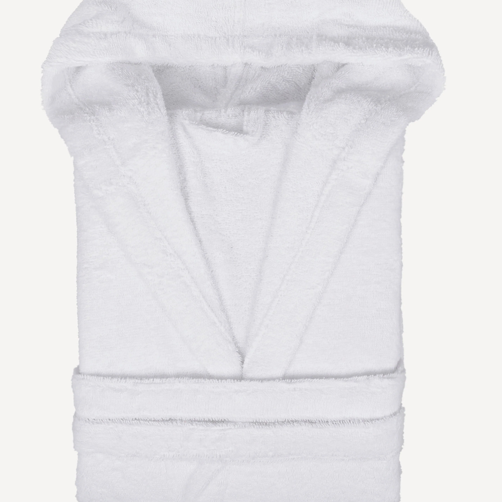 Albornoz capucha 450gr unisex blanco
