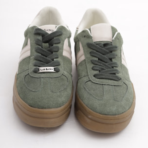 SNEAKERS PLATFORM CHOCOLA' VERDE