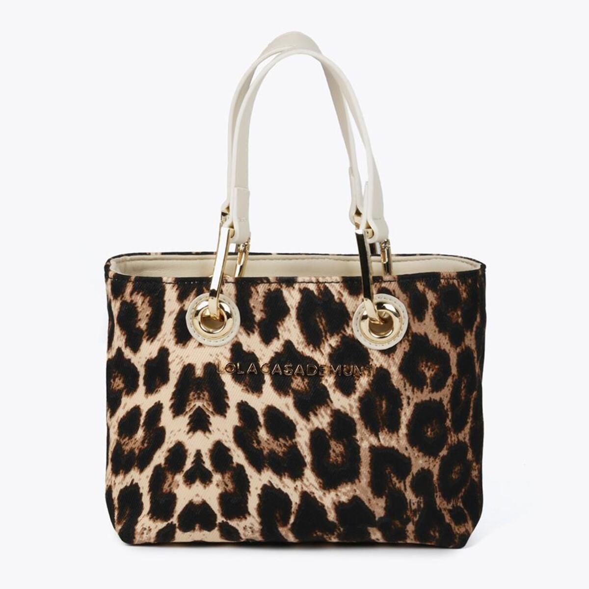 Mini borsa shopper stampa animalier