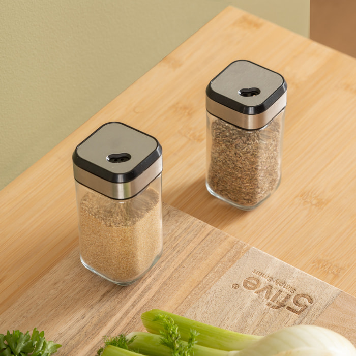 Set distributeur sel/poivre x2