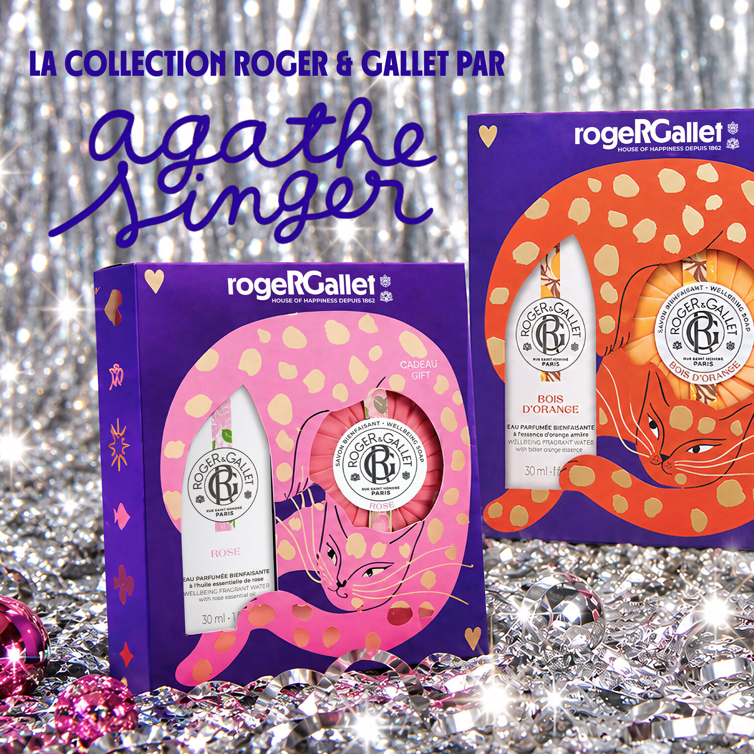 Jasmin Lollipop & Cherry Marmelade - Coffret Eau de Parfum Roll-On 2x15 ml + Charms