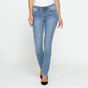 JEANS DONNA 5 tasche gamba dritta