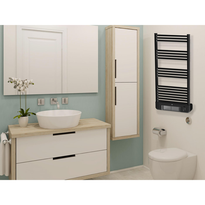 Radiador Toallero con calefactor integrado y control WiFi NTW-11B TURBO PURLINE 2000 W