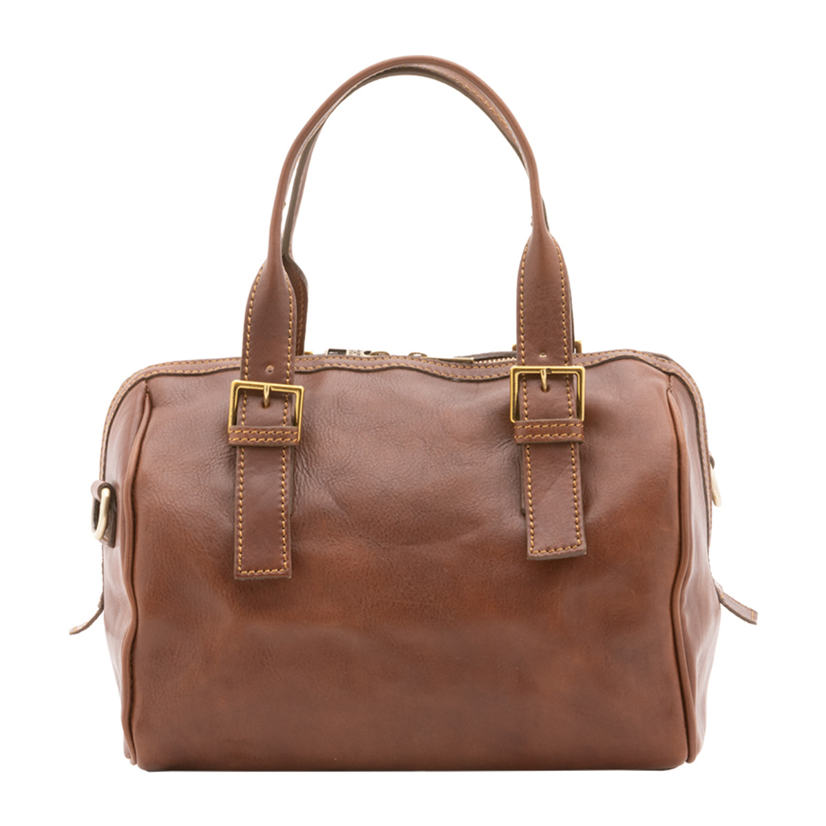 Borsa a bauletto  unisex In Vera pelle Made in Italy 29x27x13 cm