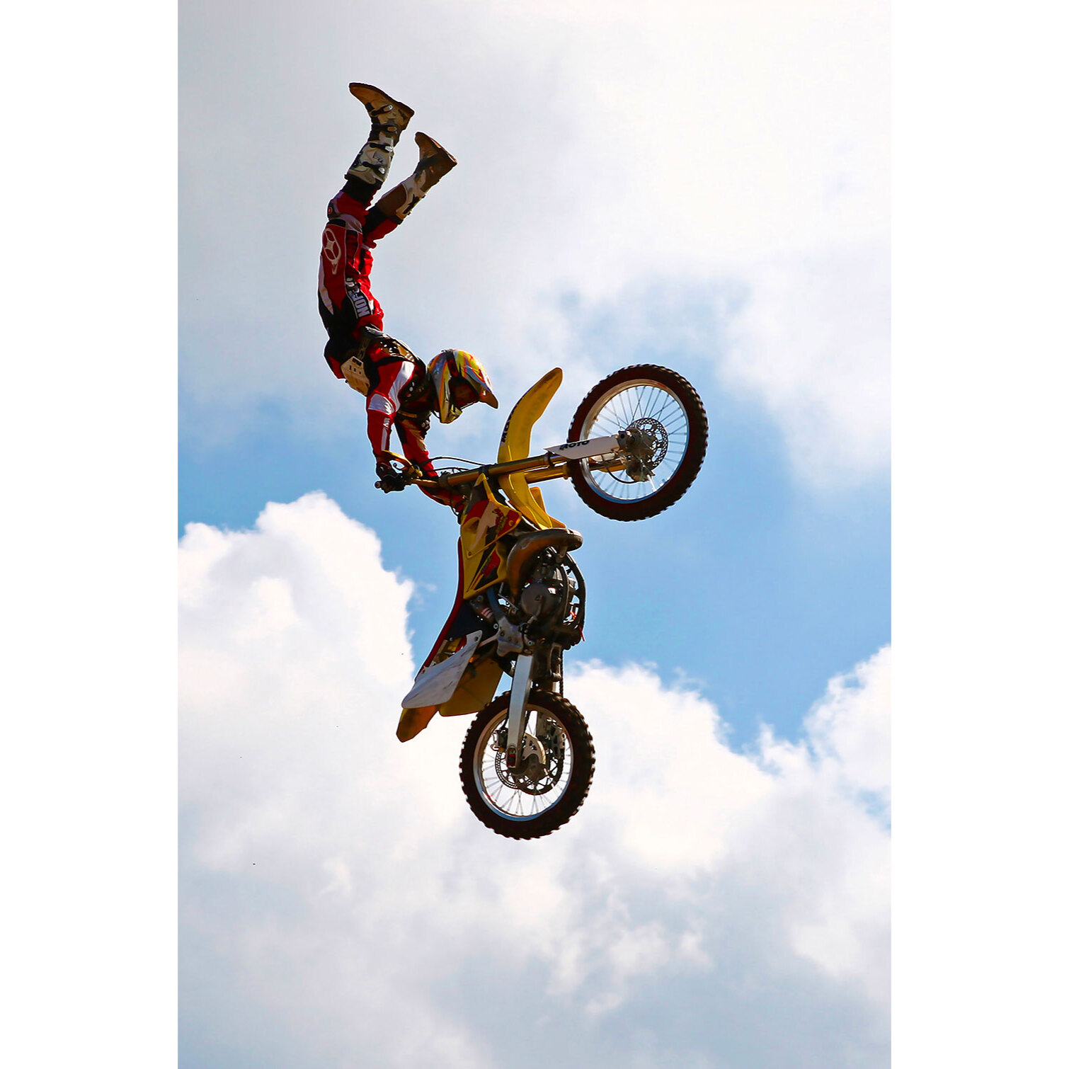 Tableau moto motocross  Tableau alu Dibond