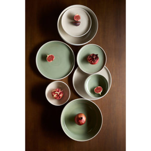 Assiette creuse Chiara vert