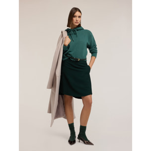 Motivi - Sudadera de punto mezcla mohair - Verde