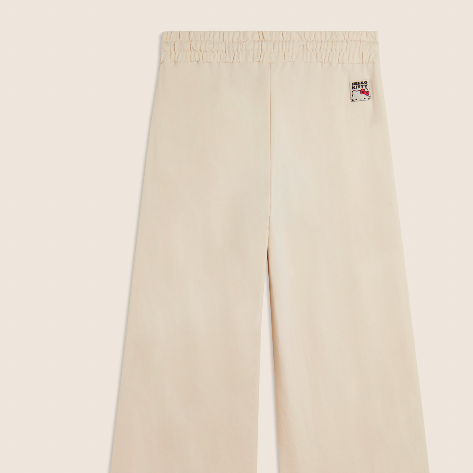 Pantaloni cropped wide leg Hello Kitty