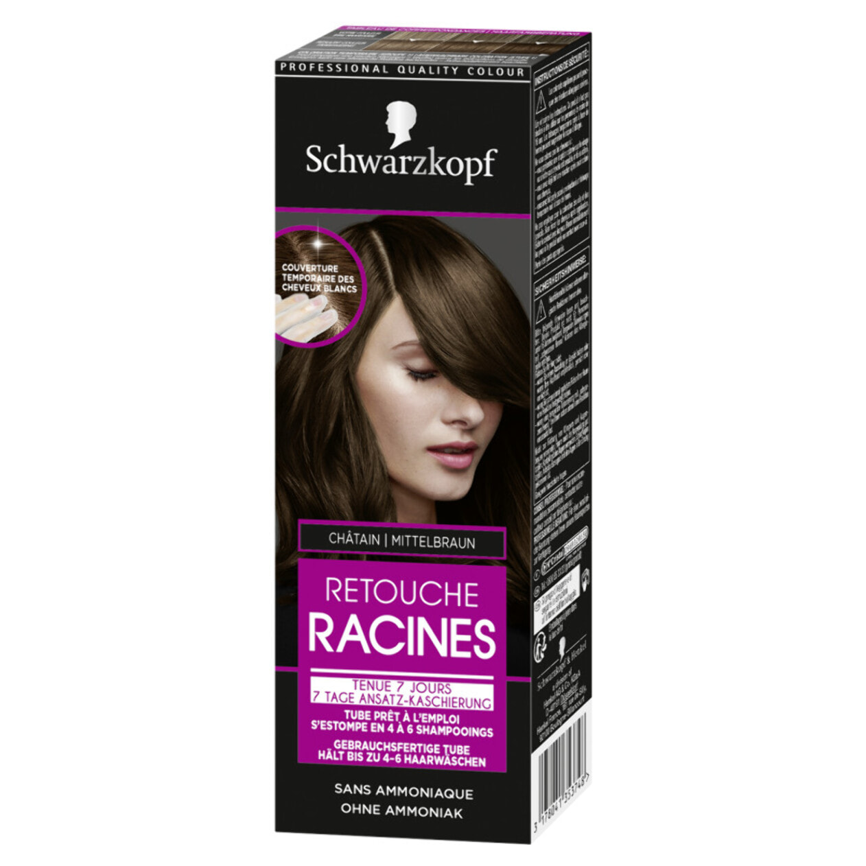 Retouche Racines 7 Jours - Coloration Temporaire - Chatain