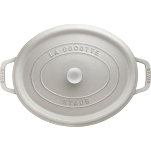 Cocotte STAUB 33 cm Truffe blanche fonte