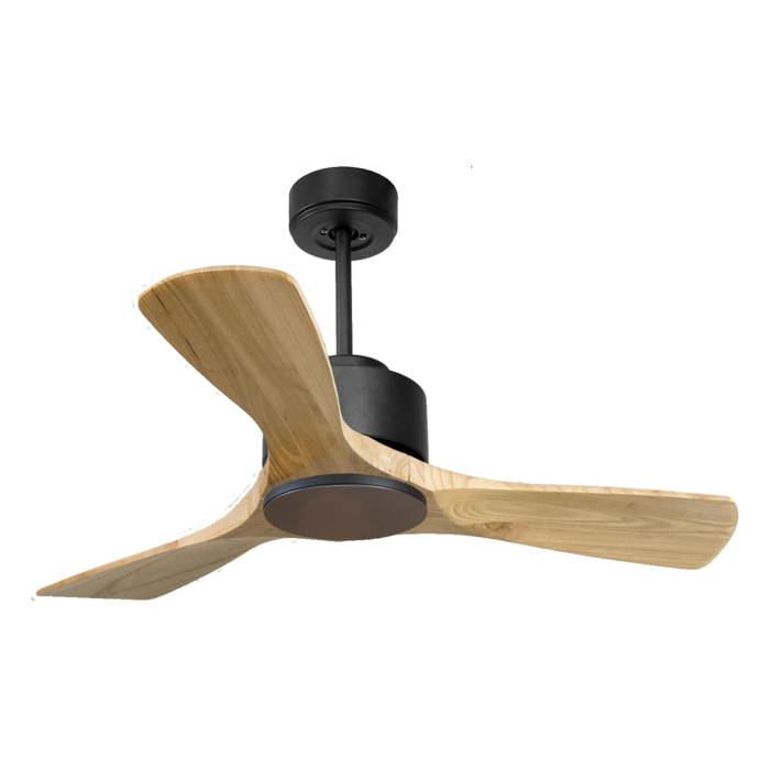 Ventilateur de plafond ø106 cm avec Wifi Réversible Hypersilence 40   W Noir