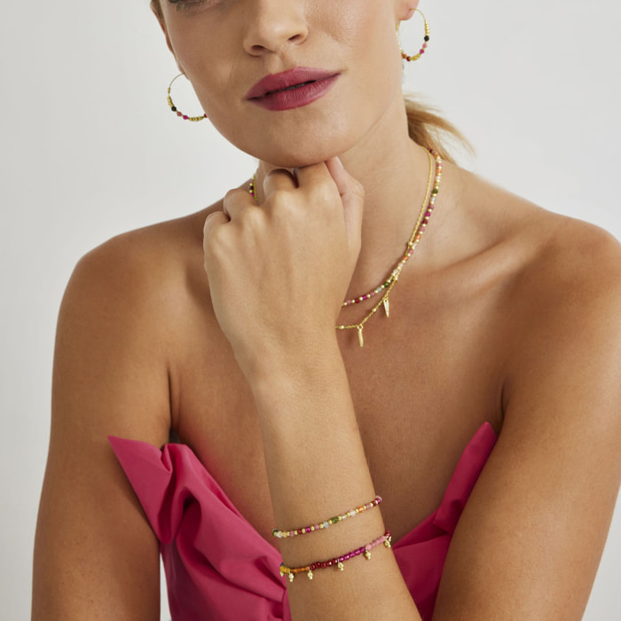 Pulsera Dirrim acabado oro amarillo 18k