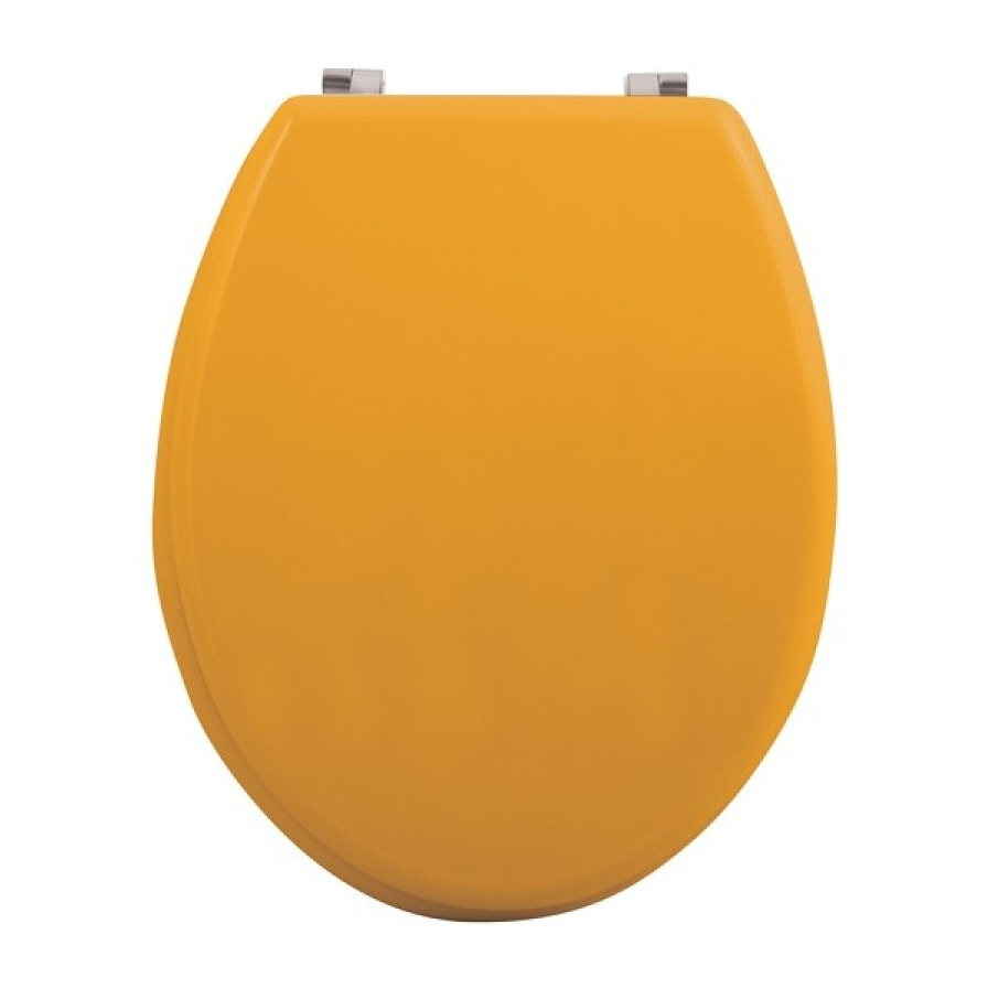 Abattant wc MDF CLEO Safran mat - Charnières en Inox MSV