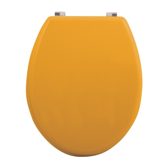 Abattant wc MDF CLEO Safran mat - Charnières en Inox MSV