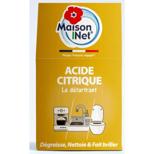 Détartrant MAISON NET acide citrique 500g