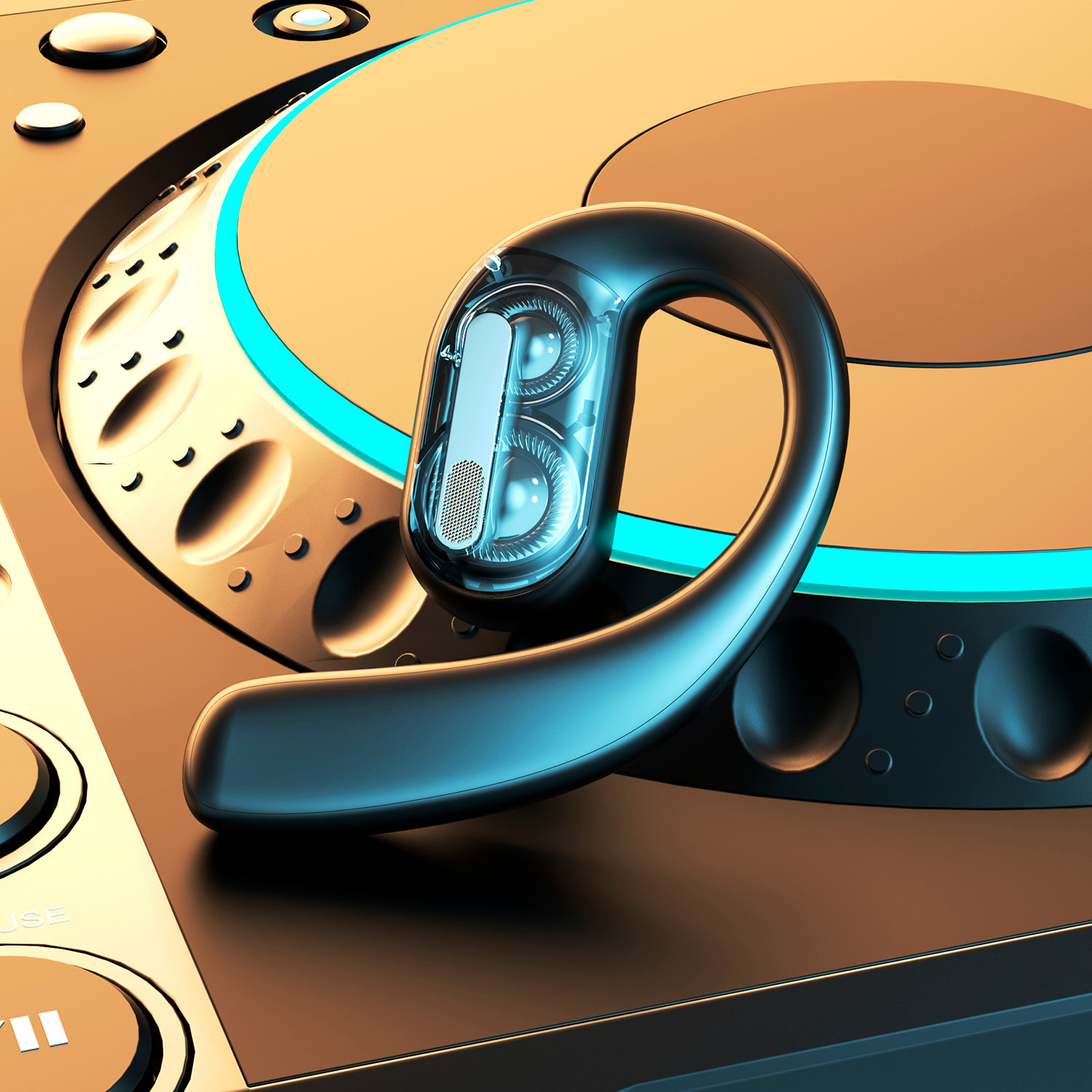 LX09 Auriculares bluetootht Dual horn OWS