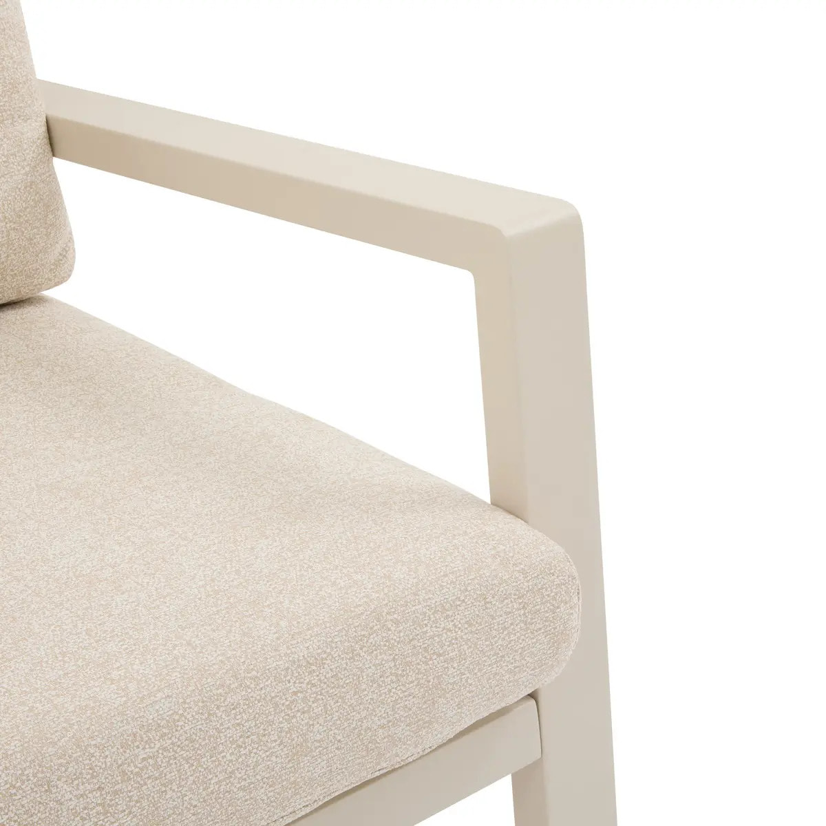 Canapé de jardin Luzane 2 places argile