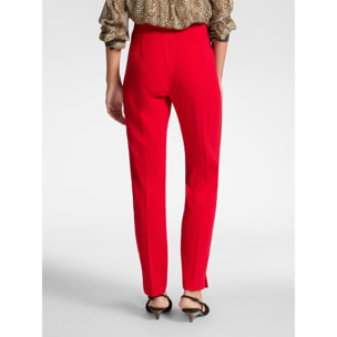 Elena Mirò - Pantaloni slim in tessuto stretch - Rosso