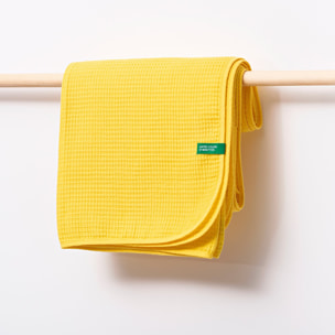 Manta clásica benetton amarillo