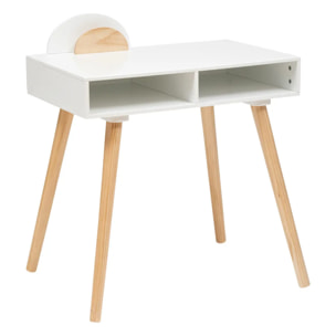 Bureau en bois L87cm blanc