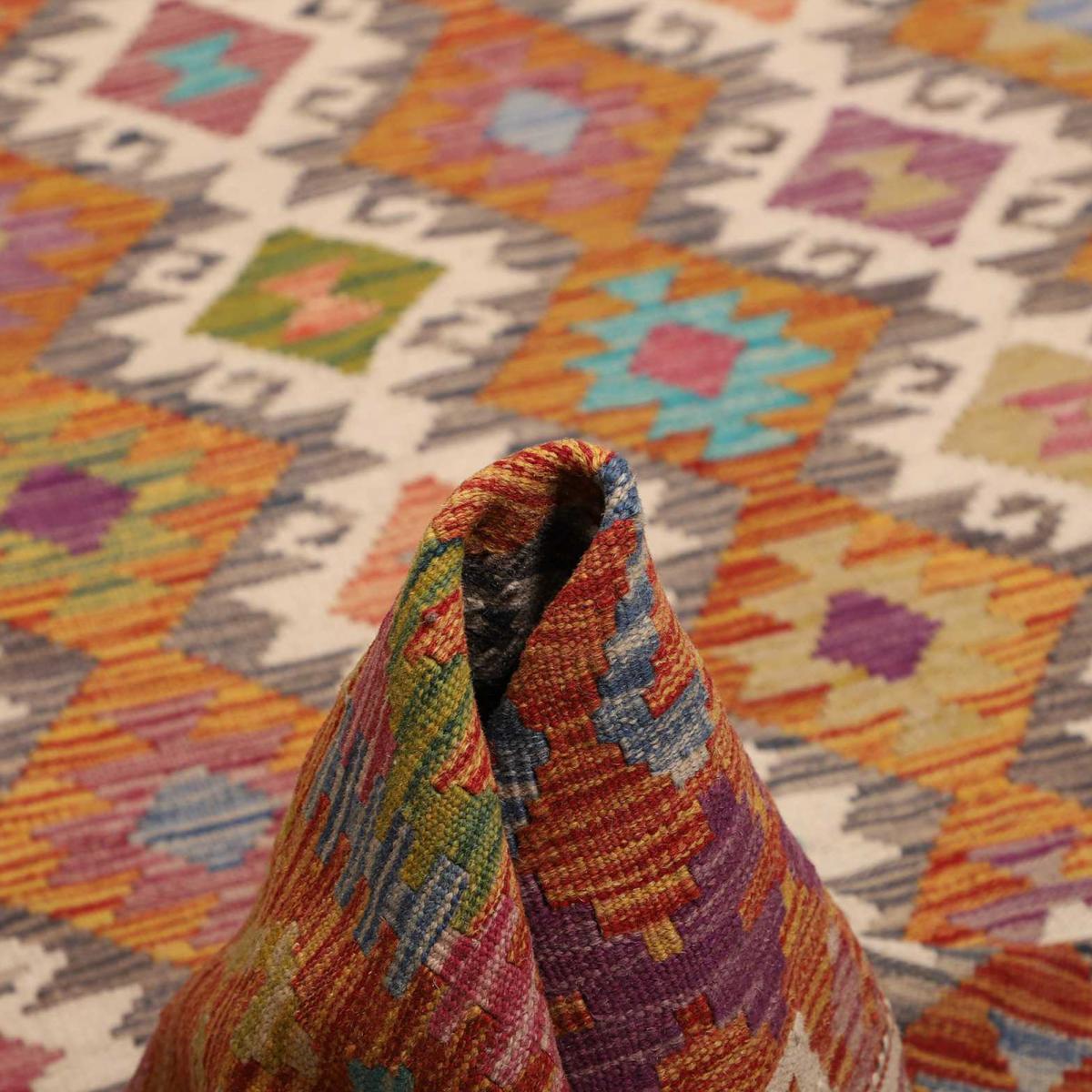 Tapis kilim, motif ethnique authentique, tissé en laine, UDON