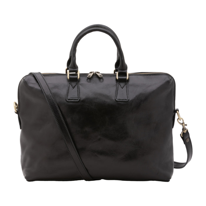 Borsa da lavoro  da uomo In Vera pelle Made in Italy 37x27x6 cm