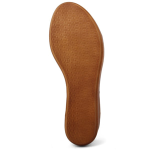 Sandali Donna In Pelle Colore Dorato-Altezza Tacco: 6,7 cm