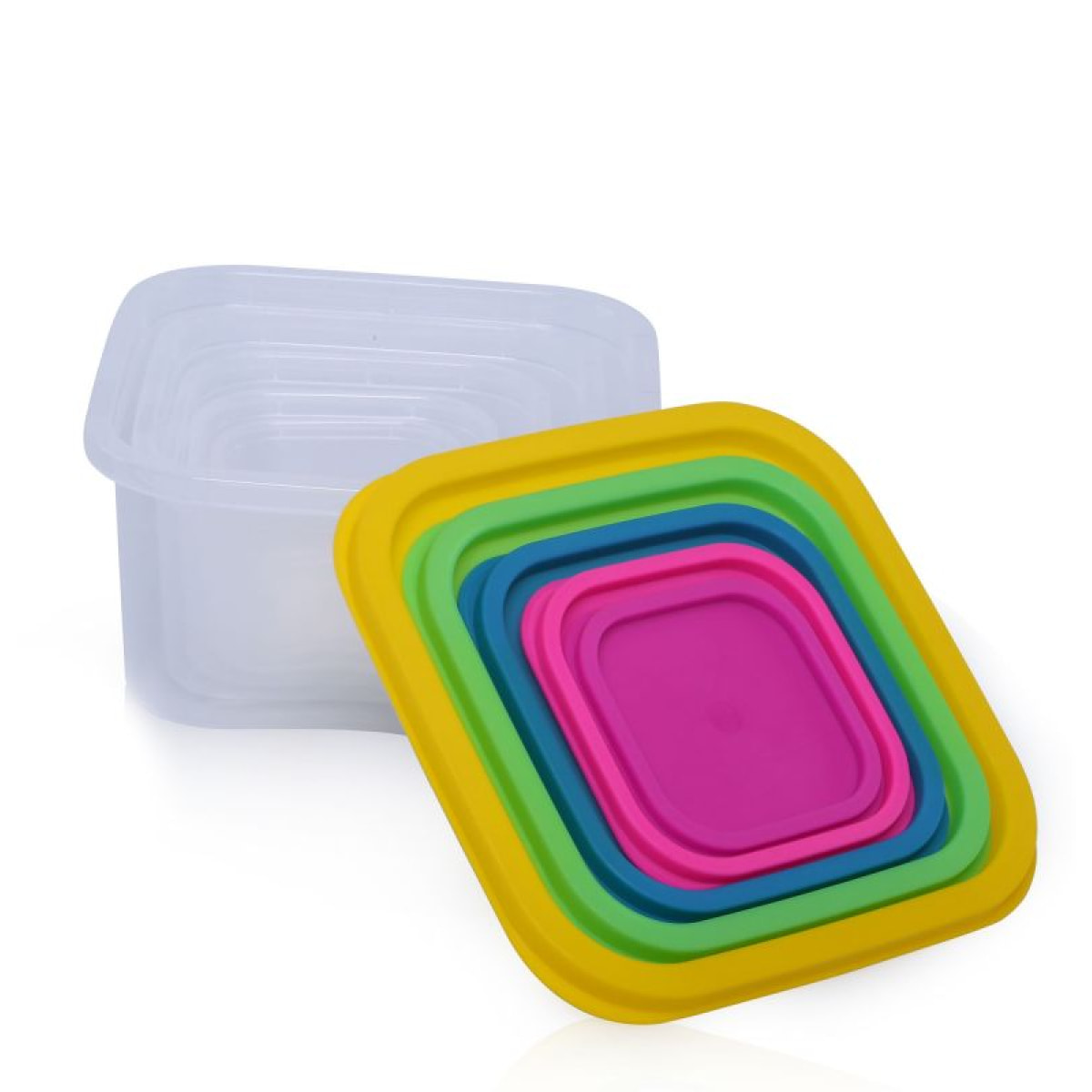 Ensemble de boites de conservations alimentaires 5 pièces Herzberg HGSFS5N1