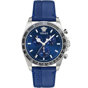 Versace Reloj Cronógrafo De Cuarzo Greca Chr Wave (Wc-0H)