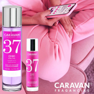 Caravan fragancias - caja de regalo con 2 perfumes: nº37 y nº9 de 150 ml, para mujer