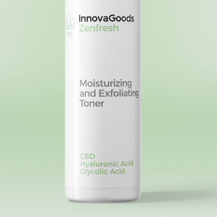 Tonique Hydratant et Exfoliant pour le Visage CBD Zenfresh InnovaGoods 150 ml