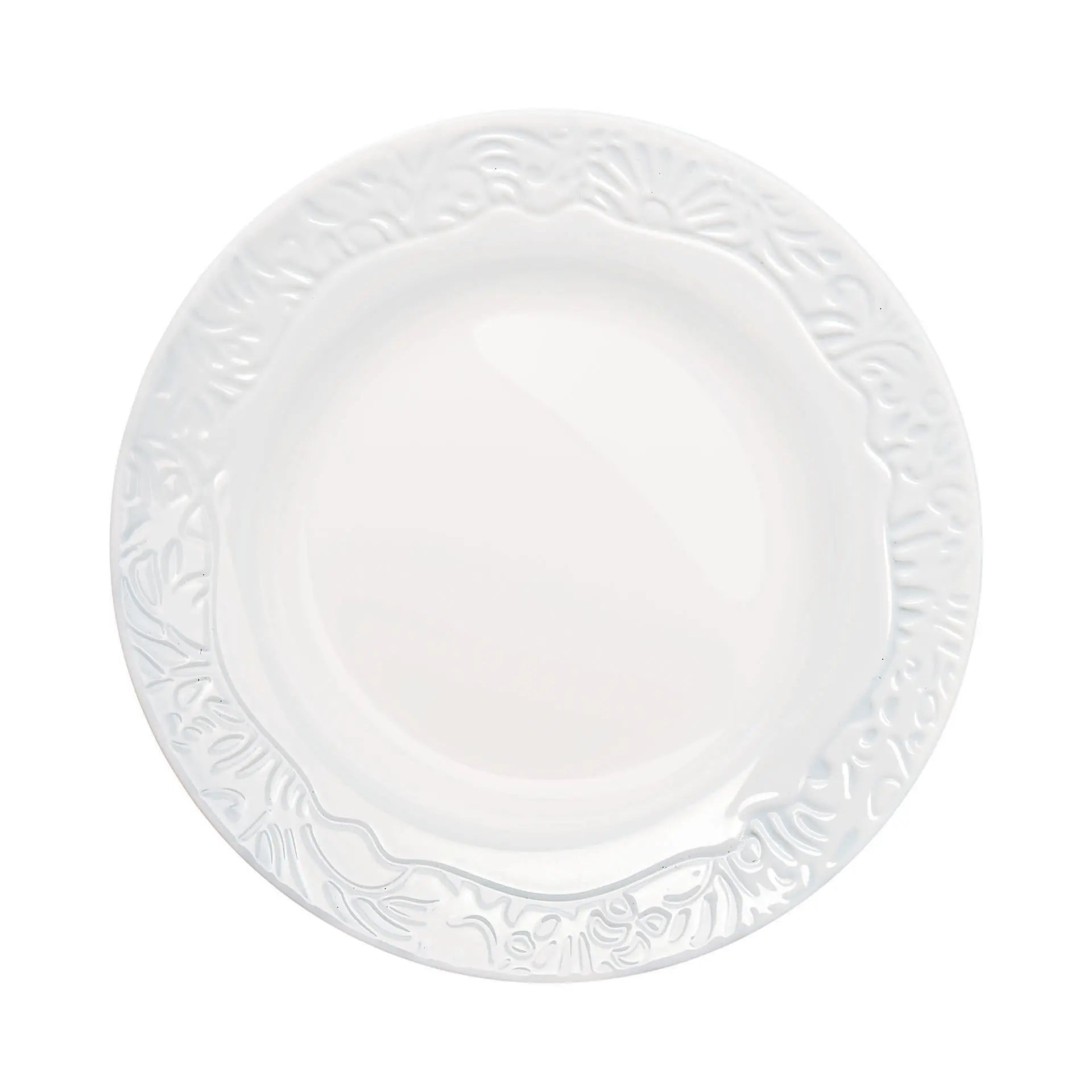 6 assiettes à dessert blanches 19 cm Danbury - Luminarc