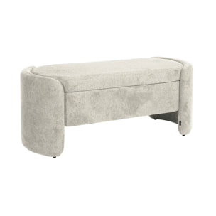 Banc coffre, bout de lit contemporain tissu KALO